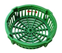 Košík na cibuloviny  kulatý 22 cm - 3 ks zelený 